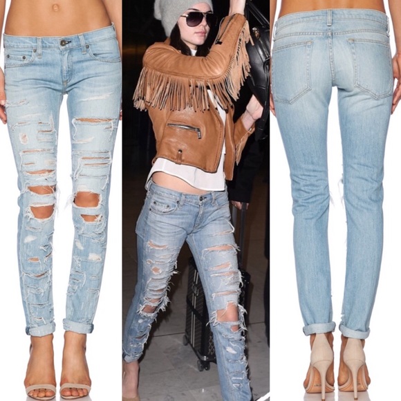 rag & bone Denim - RAG & BONE The Dre Thrasher Boyfriend Skinny Jean